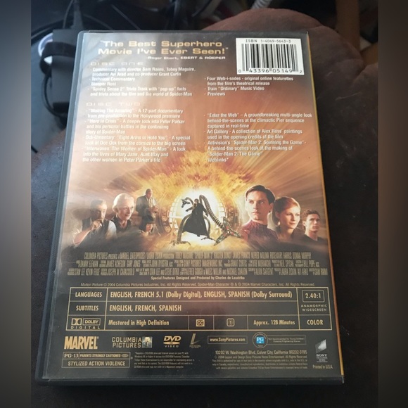 Spider-Man 2 (DVD, 2004, 2-Disc Set, Special Edition, Full Screen) - Picture 4 of 4